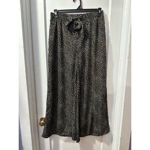 Listicle Black Leopard Print‎ Pants in L